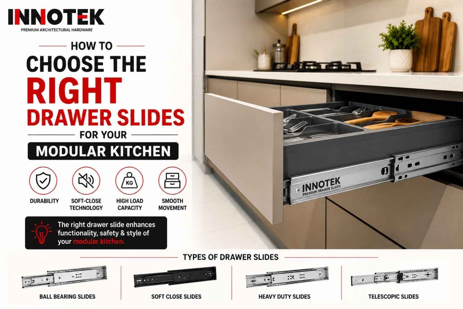 How to Choose the Right Drawer Slides for Your Modular Kitchen