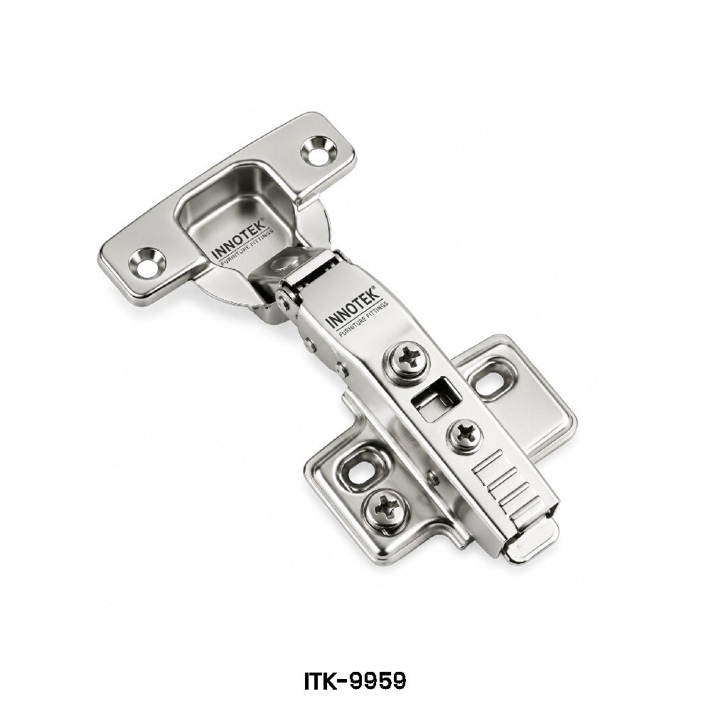 35MM TWO WAY SOFT CLOSING HINGE (FULL-OVERLAY, ZINC ALLOY CLIP-ON)